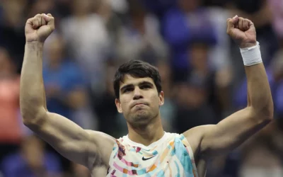 Carlos Alcaraz mantiene su paso firme en el Abierto de EE.UU. con cómodo triunfo ante Lloyd Harris