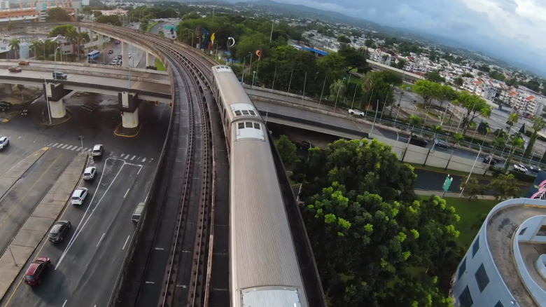 PUERTO RICO El tren urbano de Puerto Rico, uno de los transportes menos usados