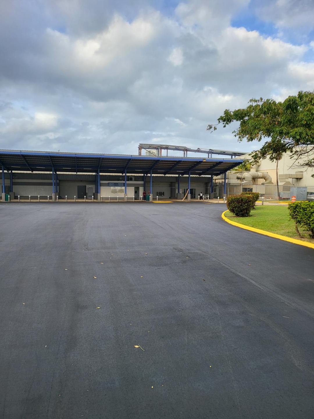 Finaliza la rehabilitación de asfalto del Muelle Panamericano I en Isla Grande